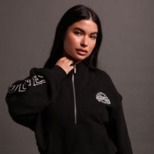 NWT Darc Sport Everson Mockneck Zip Sweater